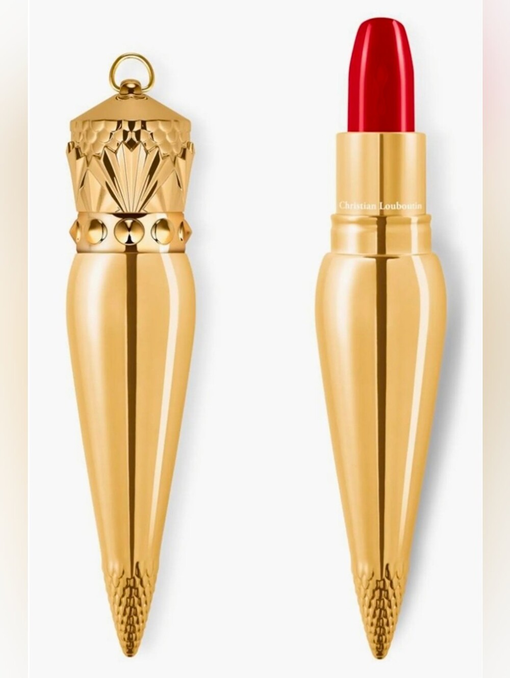 Christian Louboutin Silky Satin In Rouge Louboutin 001 New In Box